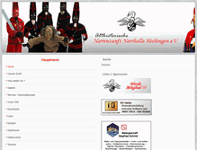 Tablet Screenshot of narrhalla-hechingen.de